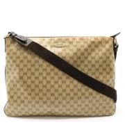 Pre-owned Canvas crossbody-bags Gucci Vintage , Beige , Dames