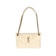 Pre-owned Suede shoulder-bags Yves Saint Laurent Vintage , Beige , Dam...