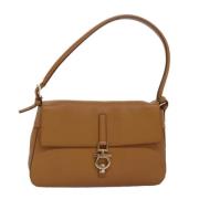 Pre-owned Leather shoulder-bags Salvatore Ferragamo Pre-owned , Brown ...