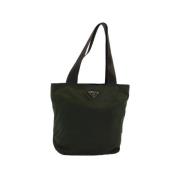 Pre-owned Nylon prada-bags Prada Vintage , Green , Dames