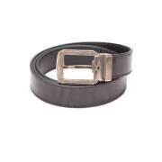 Pre-owned Leather belts Salvatore Ferragamo Pre-owned , Black , Dames