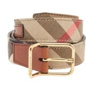 Pre-owned Fabric belts Burberry Vintage , Brown , Dames