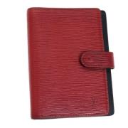 Pre-owned Leather home-office Louis Vuitton Vintage , Red , Dames