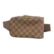 Pre-owned Canvas clutches Louis Vuitton Vintage , Brown , Unisex