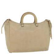 Pre-owned Leather prada-bags Prada Vintage , Beige , Dames