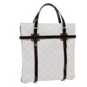 Pre-owned Leather handbags Loewe Pre-owned , White , Dames