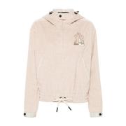 Roze Corduroy Gewatteerde Trui Moncler , Pink , Dames