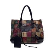 Pre-owned Leather totes Balenciaga Vintage , Multicolor , Dames