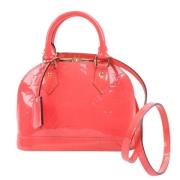 Pre-owned Leather handbags Louis Vuitton Vintage , Pink , Dames