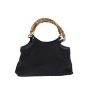 Pre-owned Canvas handbags Gucci Vintage , Black , Dames