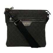 Pre-owned Coated canvas gucci-bags Gucci Vintage , Black , Dames