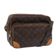 Pre-owned Canvas louis-vuitton-bags Louis Vuitton Vintage , Brown , Da...