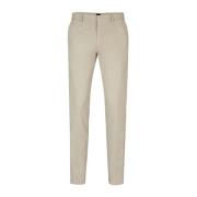 Slim Fit Chino Broek in Beige Hugo Boss , Beige , Heren