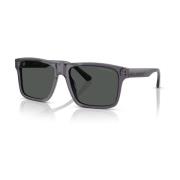 Donkergrijs Rook Zonnebril Emporio Armani , Gray , Heren