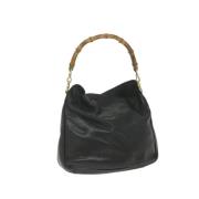 Pre-owned Leather gucci-bags Gucci Vintage , Black , Dames