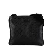 Pre-owned Leather gucci-bags Gucci Vintage , Black , Dames