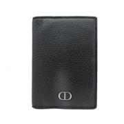 Pre-owned Leather wallets Dior Vintage , Black , Dames