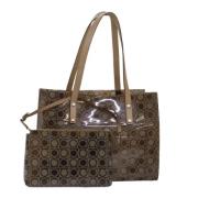 Pre-owned Vinyl shoulder-bags Salvatore Ferragamo Pre-owned , Brown , ...