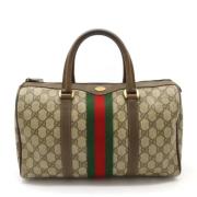 Pre-owned Canvas handbags Gucci Vintage , Beige , Dames