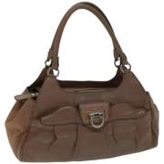 Pre-owned Leather handbags Salvatore Ferragamo Pre-owned , Brown , Dam...