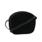 Pre-owned Suede shoulder-bags Salvatore Ferragamo Pre-owned , Black , ...