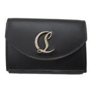 Pre-owned Leather wallets Christian Louboutin Pre-owned , Black , Dame...