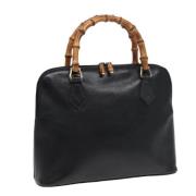 Pre-owned Leather gucci-bags Gucci Vintage , Black , Dames