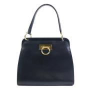 Pre-owned Leather celine-bags Celine Vintage , Blue , Dames