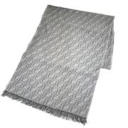 Pre-owned Fabric scarves Fendi Vintage , Gray , Dames