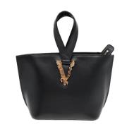 Pre-owned Leather totes Versace Pre-owned , Black , Dames