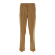 Kameelwol Broek PT Torino , Brown , Heren