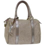 Pre-owned Canvas fendi-bags Fendi Vintage , Beige , Dames