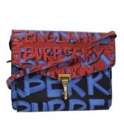 Pre-owned Leather shoulder-bags Burberry Vintage , Multicolor , Dames