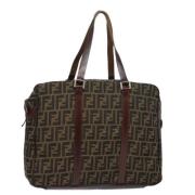 Pre-owned Canvas totes Fendi Vintage , Brown , Dames