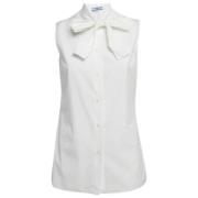 Pre-owned Cotton tops Prada Vintage , White , Dames