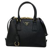 Pre-owned Leather prada-bags Prada Vintage , Black , Dames