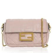 Pre-owned Leather fendi-bags Fendi Vintage , Pink , Dames