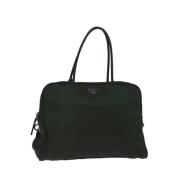 Pre-owned Nylon prada-bags Prada Vintage , Green , Dames