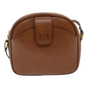 Pre-owned Leather crossbody-bags Burberry Vintage , Brown , Dames