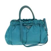 Pre-owned Nylon prada-bags Prada Vintage , Blue , Dames