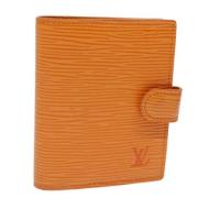 Pre-owned Leather home-office Louis Vuitton Vintage , Orange , Dames