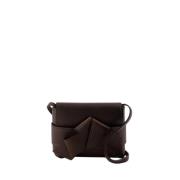 Mini Musubi tas in glad kalfsleer Acne Studios , Brown , Dames