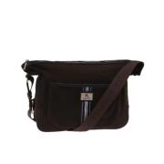 Pre-owned Cotton shoulder-bags Burberry Vintage , Brown , Dames