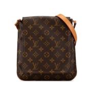 Pre-owned Canvas louis-vuitton-bags Louis Vuitton Vintage , Brown , Da...