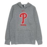 MLB Logo Hoodie Performance Pullover Nike , Gray , Heren