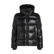 Bomberjack met afneembare capuchon Calvin Klein , Black , Heren