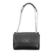 Zwarte Kettinghandtas Calvin Klein , Black , Dames