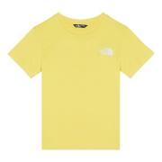 Korte mouwen ronde hals T-shirt The North Face , Yellow , Heren