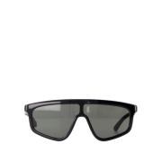 Zwarte Acetaat Zonnebril - Stijlvol Model Gucci , Black , Unisex