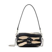 Zebra Haircalf Clover Schoudertas Marc Jacobs , Black , Dames